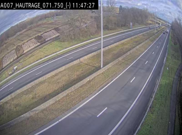 <h2>Webcam autoroute Belgique - Hautrage - E19 - BK 71.7</h2>