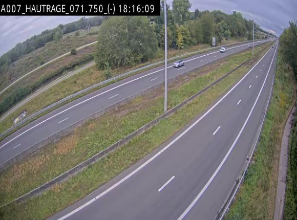 <h2>Webcam autoroute Belgique - Hautrage - E19 - BK 71.7</h2>