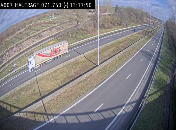 <h2>Webcam autoroute Belgique - Hautrage - E19 - BK 71.7</h2>