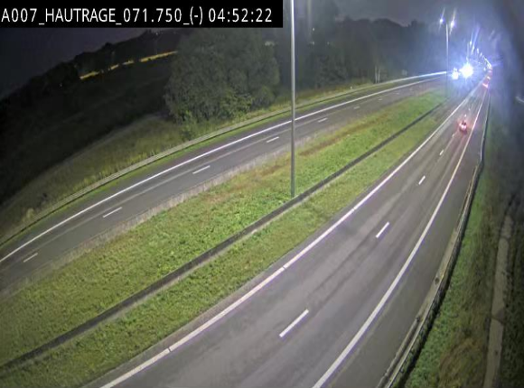 Webcam autoroute Belgique - Hautrage - E19 - BK 71.7