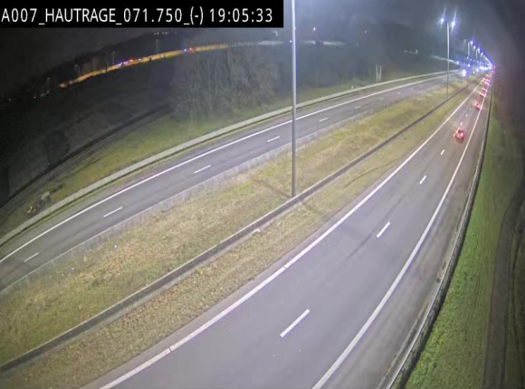 <h2>Webcam autoroute Belgique - Hautrage - E19 - BK 71.7</h2>