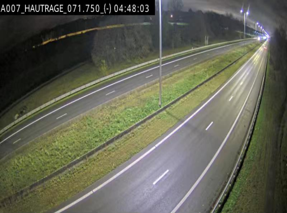 Webcam autoroute Belgique - Hautrage - E19 - BK 71.7