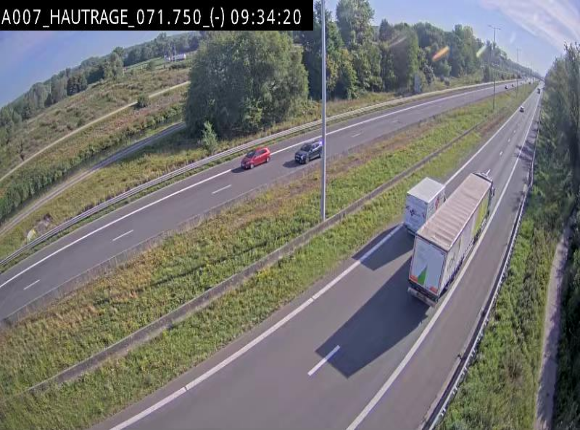 <h2>Webcam autoroute Belgique - Hautrage - E19 - BK 71.7</h2>