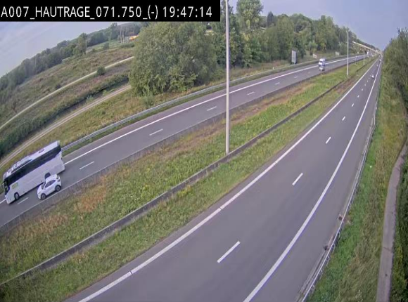 <h2>Webcam autoroute Belgique - Hautrage - E19 - BK 71.7</h2>