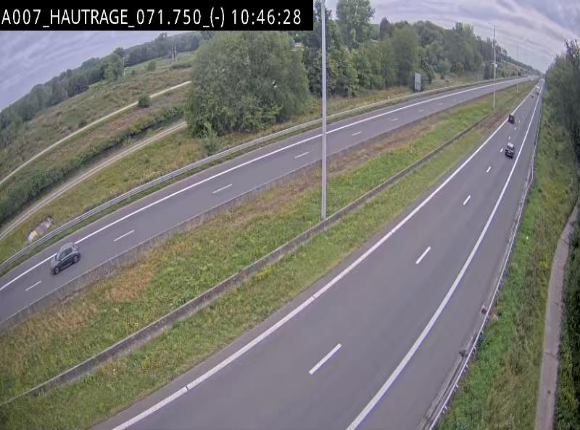 <h2>Webcam autoroute Belgique - Hautrage - E19 - BK 71.7</h2>