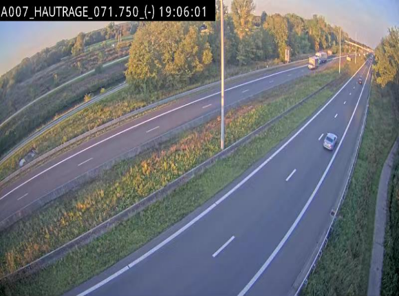 <h2>Webcam autoroute Belgique - Hautrage - E19 - BK 71.7</h2>