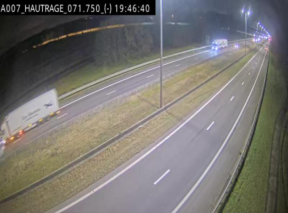 <h2>Webcam autoroute Belgique - Hautrage - E19 - BK 71.7</h2>