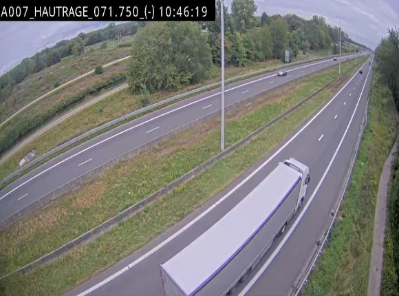 <h2>Webcam autoroute Belgique - Hautrage - E19 - BK 71.7</h2>