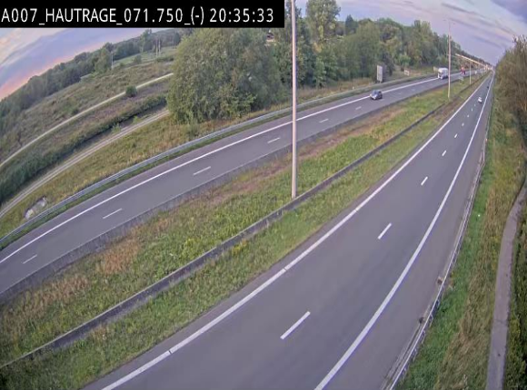 <h2>Webcam autoroute Belgique - Hautrage - E19 - BK 71.7</h2>