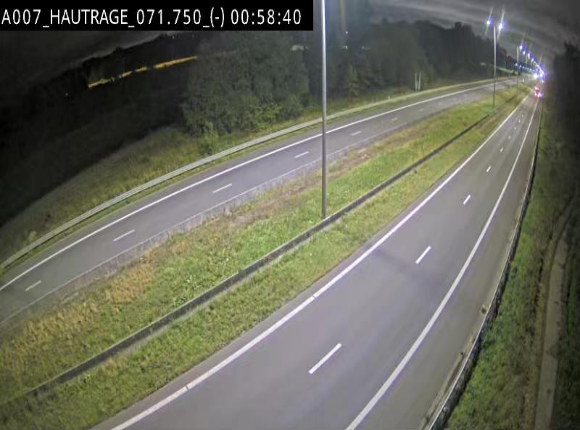 <h2>Webcam autoroute Belgique - Hautrage - E19 - BK 71.7</h2>