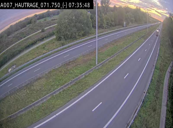 <h2>Webcam autoroute Belgique - Hautrage - E19 - BK 71.7</h2>