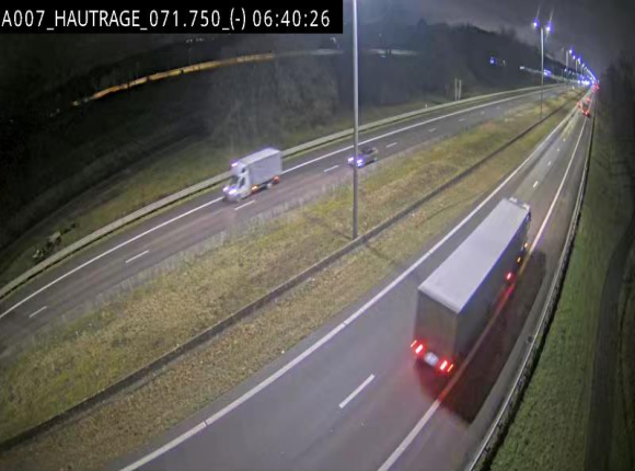 <h2>Webcam autoroute Belgique - Hautrage - E19 - BK 71.7</h2>