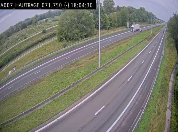 <h2>Webcam autoroute Belgique - Hautrage - E19 - BK 71.7</h2>