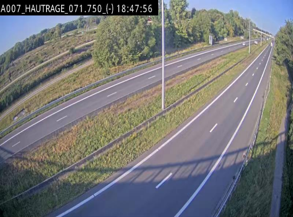 <h2>Webcam autoroute Belgique - Hautrage - E19 - BK 71.7</h2>