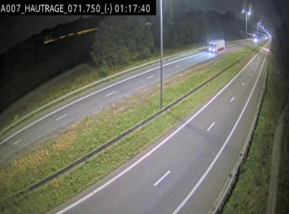 <h2>Webcam autoroute Belgique - Hautrage - E19 - BK 71.7</h2>