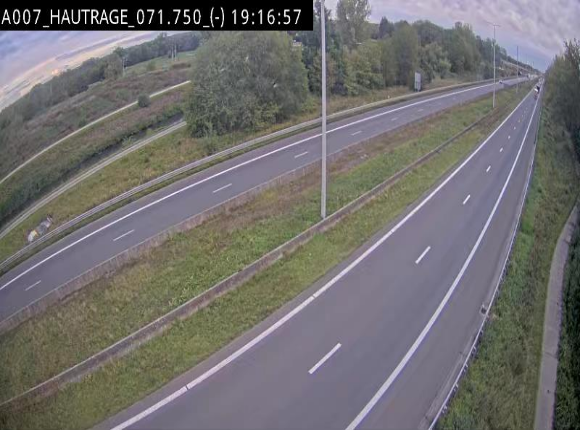 <h2>Webcam autoroute Belgique - Hautrage - E19 - BK 71.7</h2>