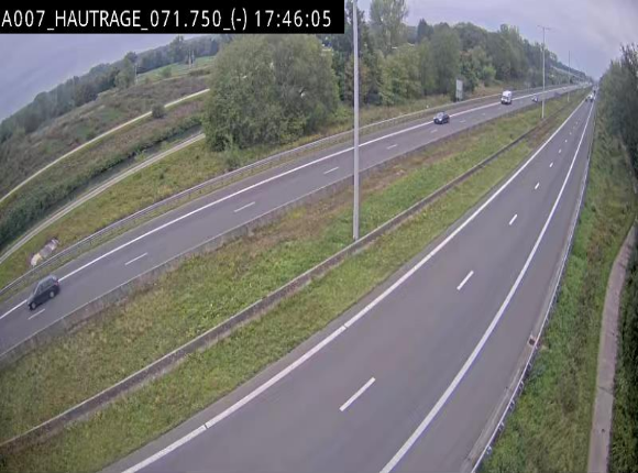<h2>Webcam autoroute Belgique - Hautrage - E19 - BK 71.7</h2>
