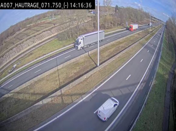 <h2>Webcam autoroute Belgique - Hautrage - E19 - BK 71.7</h2>