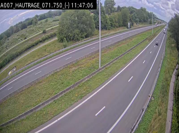 <h2>Webcam autoroute Belgique - Hautrage - E19 - BK 71.7</h2>