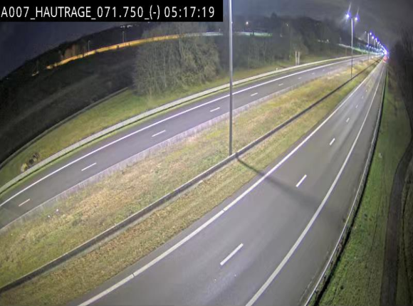 <h2>Webcam autoroute Belgique - Hautrage - E19 - BK 71.7</h2>