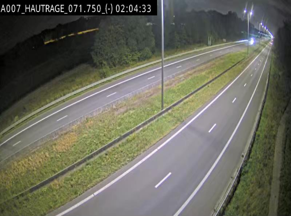 <h2>Webcam autoroute Belgique - Hautrage - E19 - BK 71.7</h2>