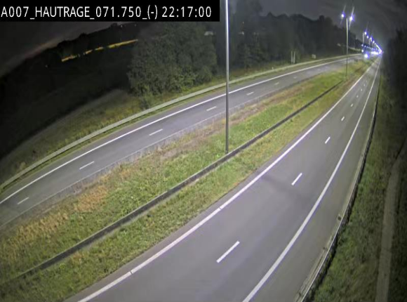 <h2>Webcam autoroute Belgique - Hautrage - E19 - BK 71.7</h2>