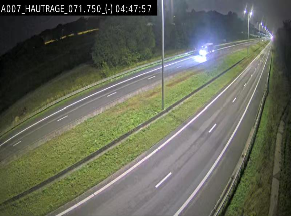 <h2>Webcam autoroute Belgique - Hautrage - E19 - BK 71.7</h2>