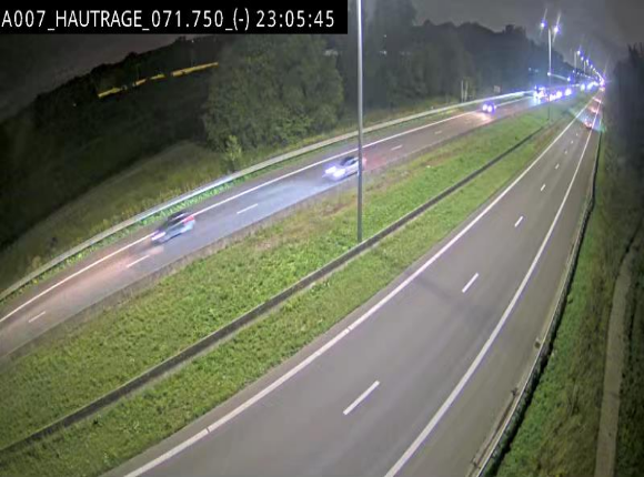 <h2>Webcam autoroute Belgique - Hautrage - E19 - BK 71.7</h2>