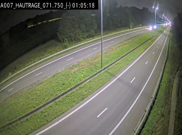 <h2>Webcam autoroute Belgique - Hautrage - E19 - BK 71.7</h2>
