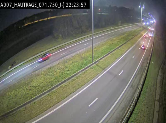 Webcam autoroute Belgique - Hautrage - E19 - BK 71.7