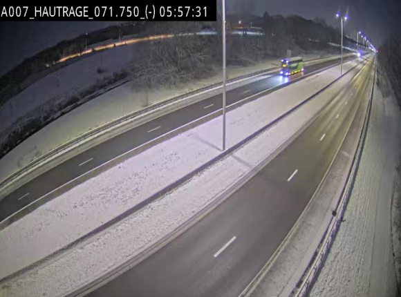<h2>Webcam autoroute Belgique - Hautrage - E19 - BK 71.7</h2>