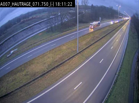 <h2>Webcam autoroute Belgique - Hautrage - E19 - BK 71.7</h2>