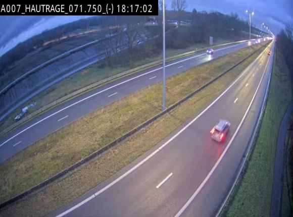 <h2>Webcam autoroute Belgique - Hautrage - E19 - BK 71.7</h2>