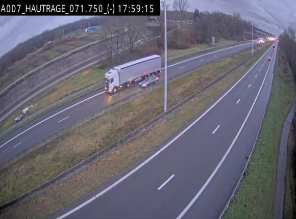 <h2>Webcam autoroute Belgique - Hautrage - E19 - BK 71.7</h2>