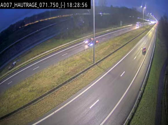 <h2>Webcam autoroute Belgique - Hautrage - E19 - BK 71.7</h2>