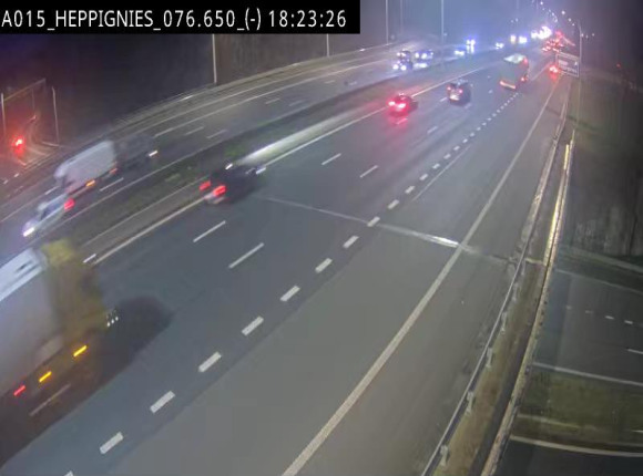 <h2>Webcam autoroute Belgique - Heppignies - E42 direction Namur - BK 76.4</h2>