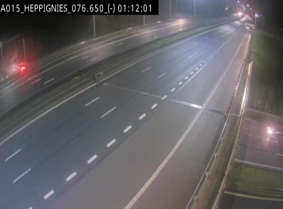 <h2>Webcam autoroute Belgique - Heppignies - E42 direction Namur - BK 76.4</h2>