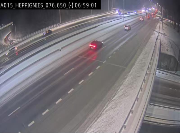 <h2>Webcam autoroute Belgique - Heppignies - E42 direction Namur - BK 76.4</h2>
