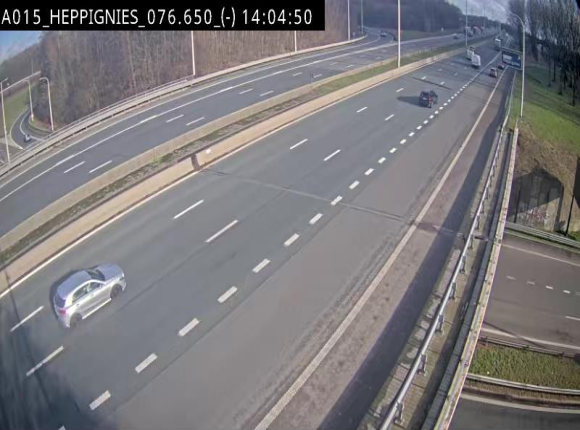 <h2>Webcam autoroute Belgique - Heppignies - E42 direction Namur - BK 76.4</h2>