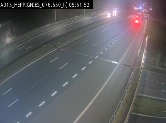 <h2>Webcam autoroute Belgique - Heppignies - E42 direction Namur - BK 76.4</h2>