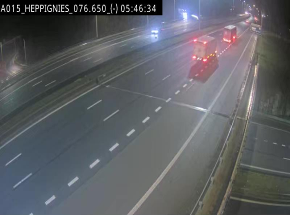 <h2>Webcam autoroute Belgique - Heppignies - E42 direction Namur - BK 76.4</h2>