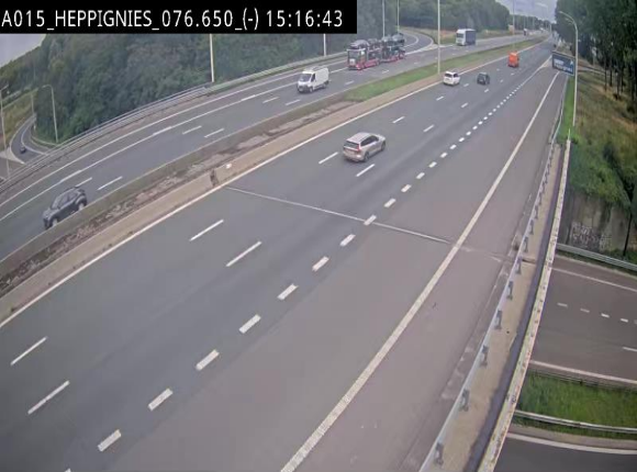 <h2>Webcam autoroute Belgique - Heppignies - E42 direction Namur - BK 76.4</h2>