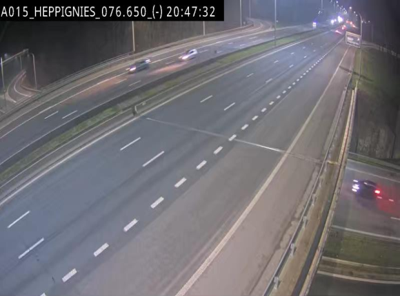 <h2>Webcam autoroute Belgique - Heppignies - E42 direction Namur - BK 76.4</h2>