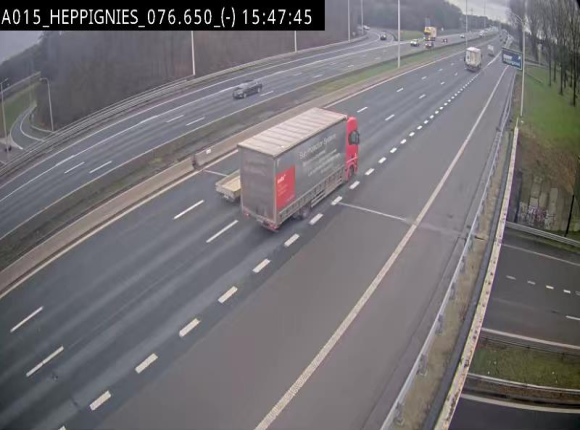 <h2>Webcam autoroute Belgique - Heppignies - E42 direction Namur - BK 76.4</h2>