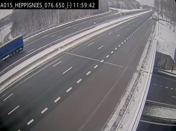 <h2>Webcam autoroute Belgique - Heppignies - E42 direction Namur - BK 76.4</h2>