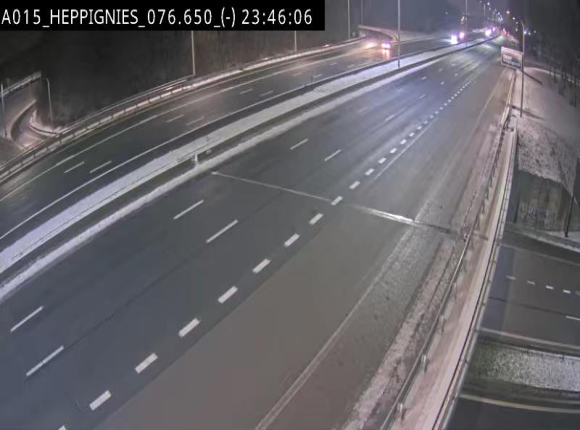 <h2>Webcam autoroute Belgique - Heppignies - E42 direction Namur - BK 76.4</h2>