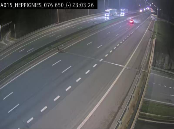 Webcam autoroute Belgique - Heppignies - E42 direction Namur - BK 76.4
