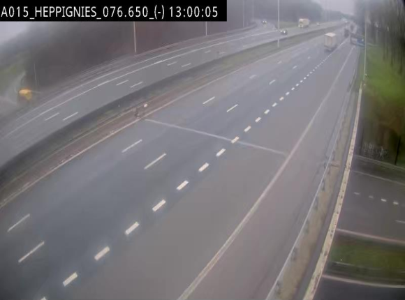 <h2>Webcam autoroute Belgique - Heppignies - E42 direction Namur - BK 76.4</h2>
