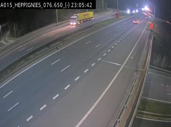 <h2>Webcam autoroute Belgique - Heppignies - E42 direction Namur - BK 76.4</h2>