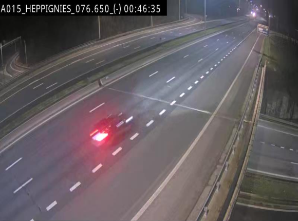 <h2>Webcam autoroute Belgique - Heppignies - E42 direction Namur - BK 76.4</h2>
